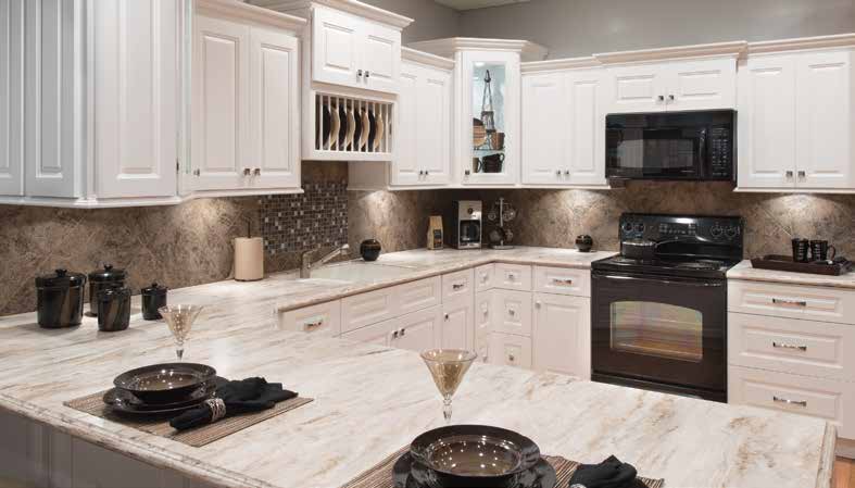 Aspen White cabinet finish
