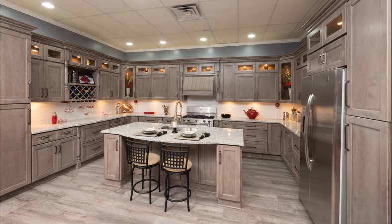 Winchester Grey cabinet finish